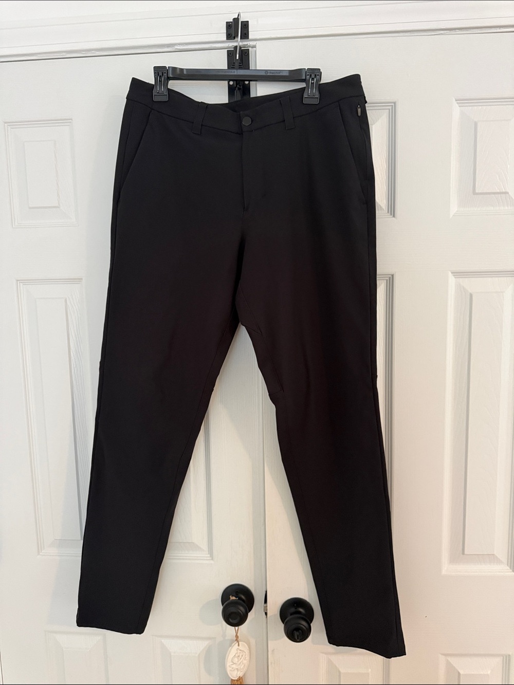 lululemon athletica Men's Black Tailored Dress Pants